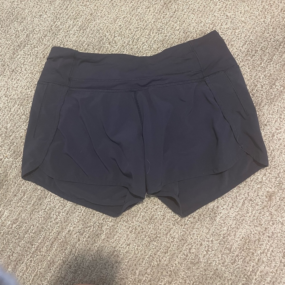 Navy lululemon shorts size 4